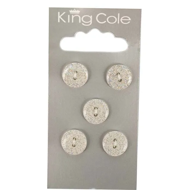 king-cole-haberdashery-glitzerkn-pfe-rund-klein image 1