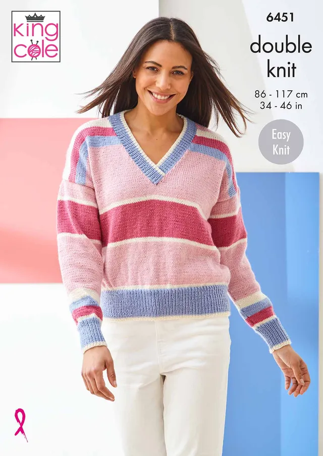 king-cole-patterns-6451-strickanleitung-pullover-orchard-dk image 1