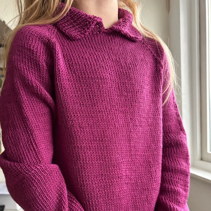 hobbii-easy-polo-sweater-junior-strickanleitung-gr-2-12-jahre image 1