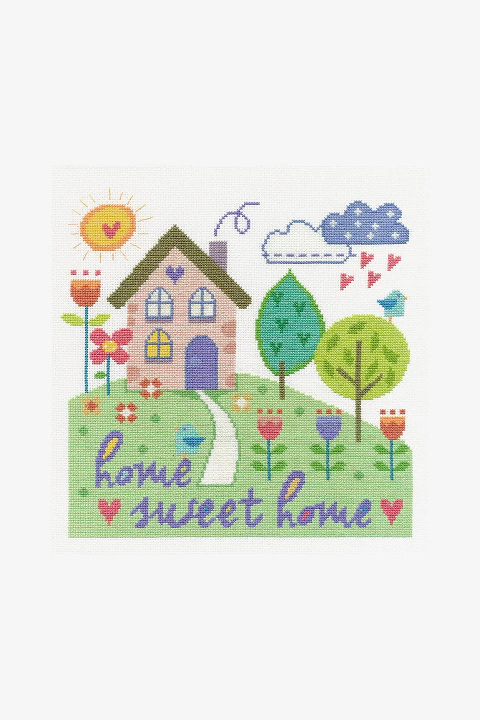 dmc-home-sweet-home-bk153-kreuzstich-set-aida-14-count image 1