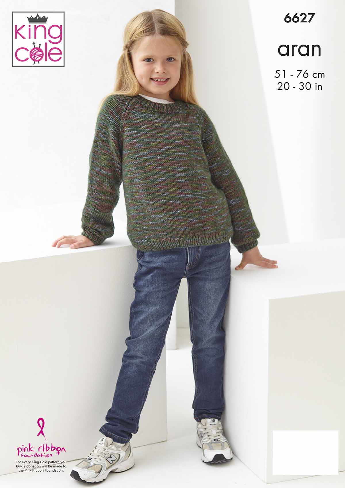 king-cole-6627-strickanleitung-jacke-pullover-firefly-aran image 2