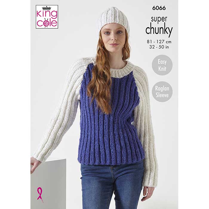 king-cole-6066-strickanleitung-pullover-m-tze-celestial-chunky image 1