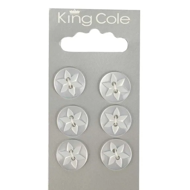 king-cole-haberdashery-flower-kn-pfe-transparent-mittel image 1