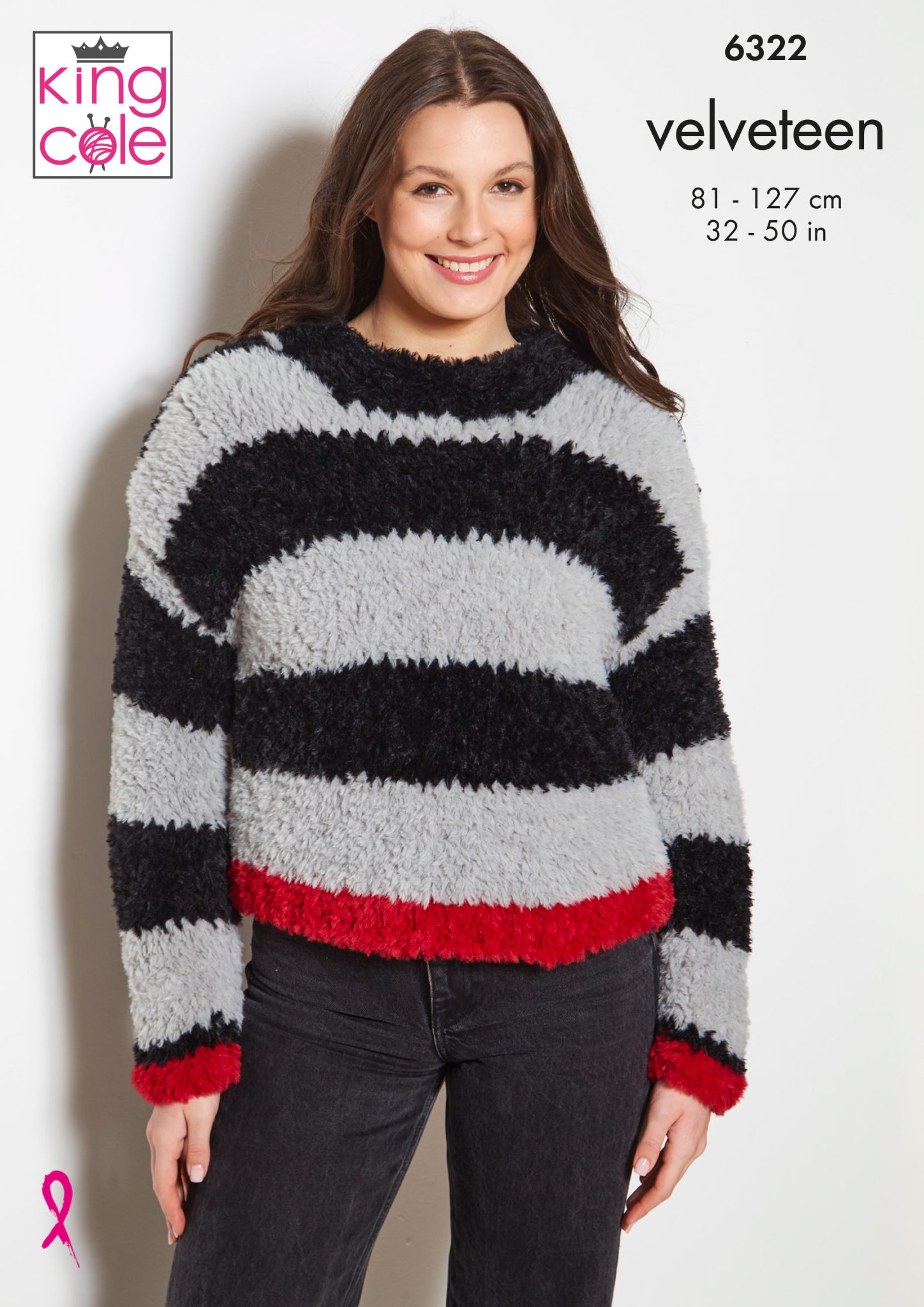 king-cole-patterns-6322-strickanleitung-pullover-velveteen image 1