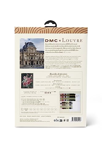 dmc-x-louvre-pfingstrosen-kreuzstichset-redout image 7