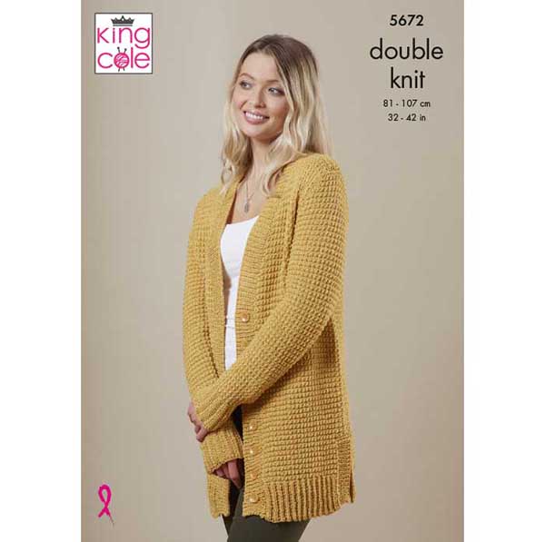 king-cole-5672-strickanleitung-pullover-cardigan-drifter-dk image 1