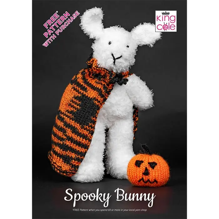 king-cole-spooky-bunny-strickanleitung-truffle-glitz-dk image 1