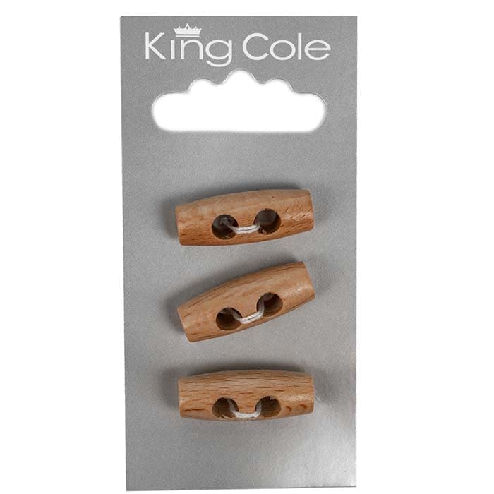 king-cole-haberdashery-toggles-knebelkn-pfe-holz image 1