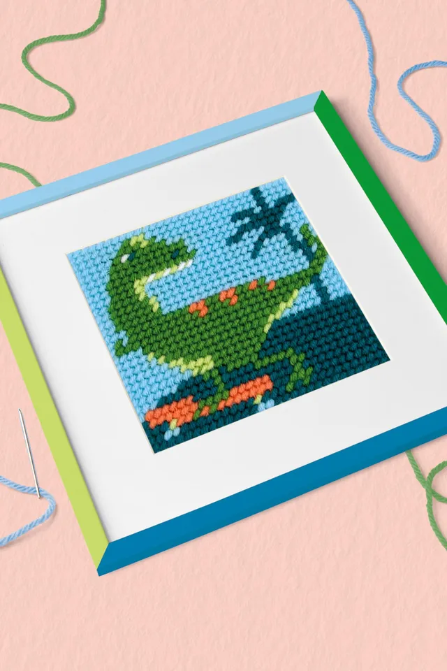 dmc-didi-dinosaurier-gobelinset-f-r-kinder-ab-8-jahre image 1
