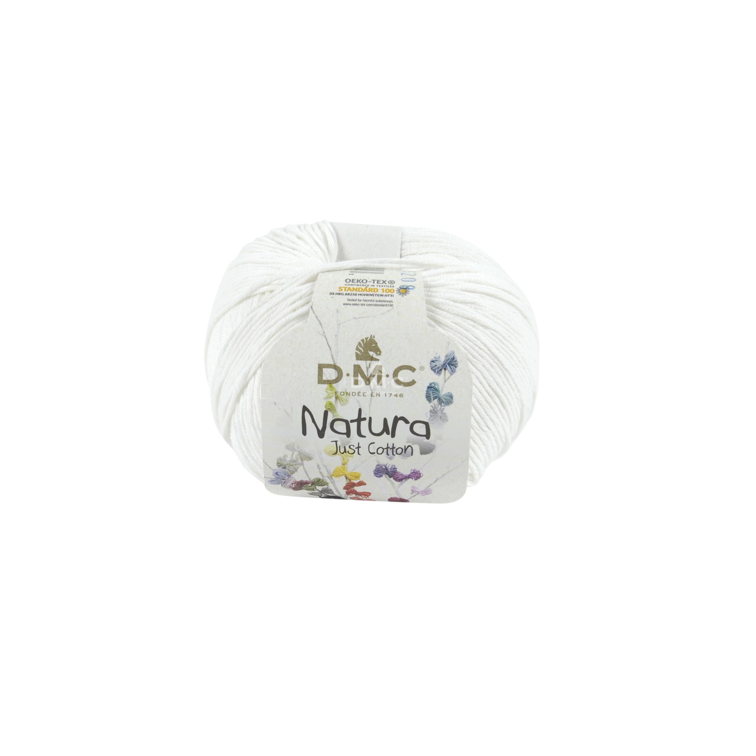 dmc-natura-just-cotton-garn-wei-50g-155m-baumwolle image 1