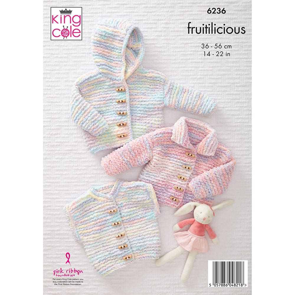 king-cole-patterns-6236-baby-jacke-cardigan-weste-fruitilicious image 2