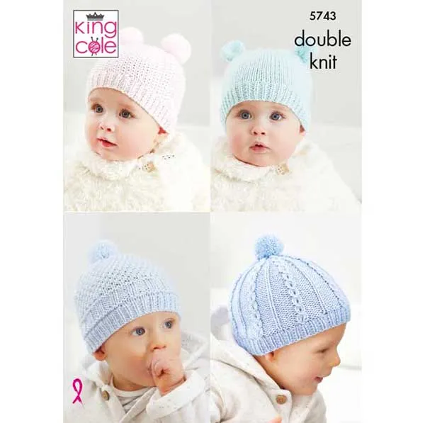 king-cole-patterns-5743-strickanleitung-m-tzen-handschuhe-dk image 1
