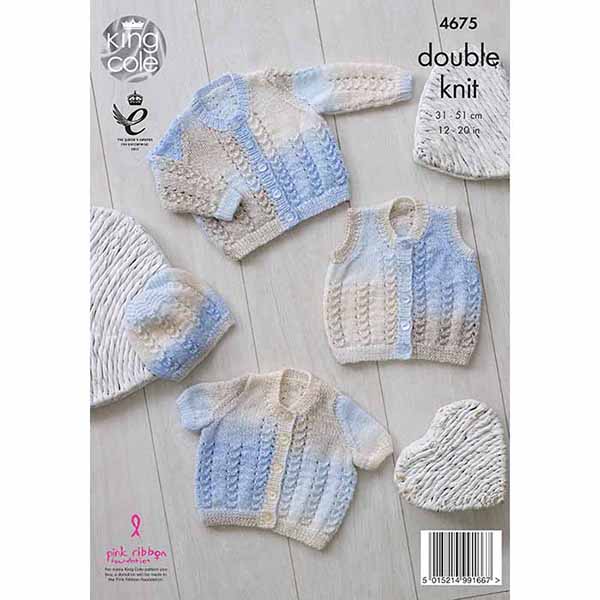 king-cole-4675-strickanleitung-cardigan-weste-melody-dk image 2
