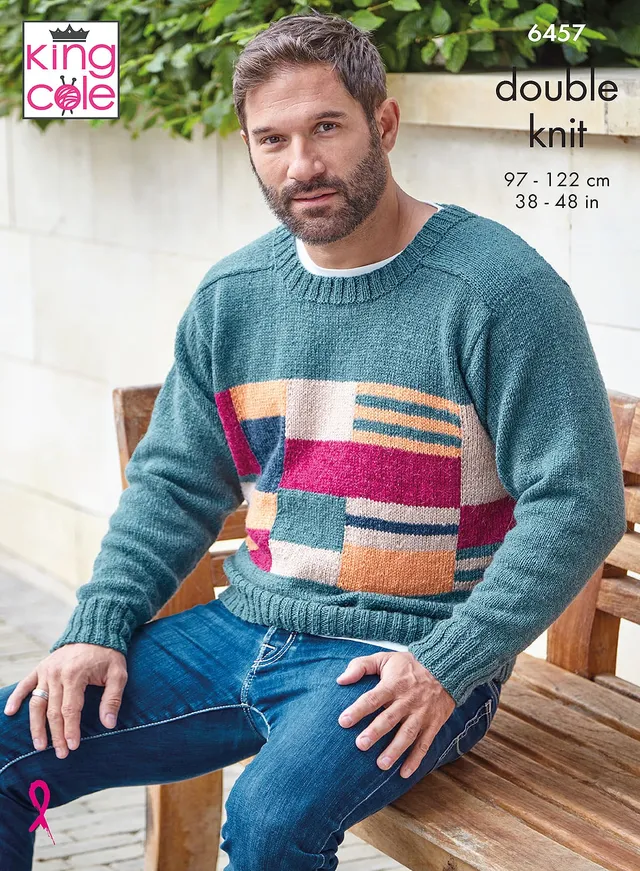 king-cole-6457-pullover-strickanleitung-eternity-dk image 1