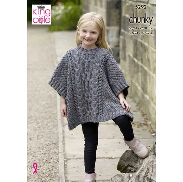 king-cole-5292-strickanleitung-weste-m-tze-chunky-tweed image 1