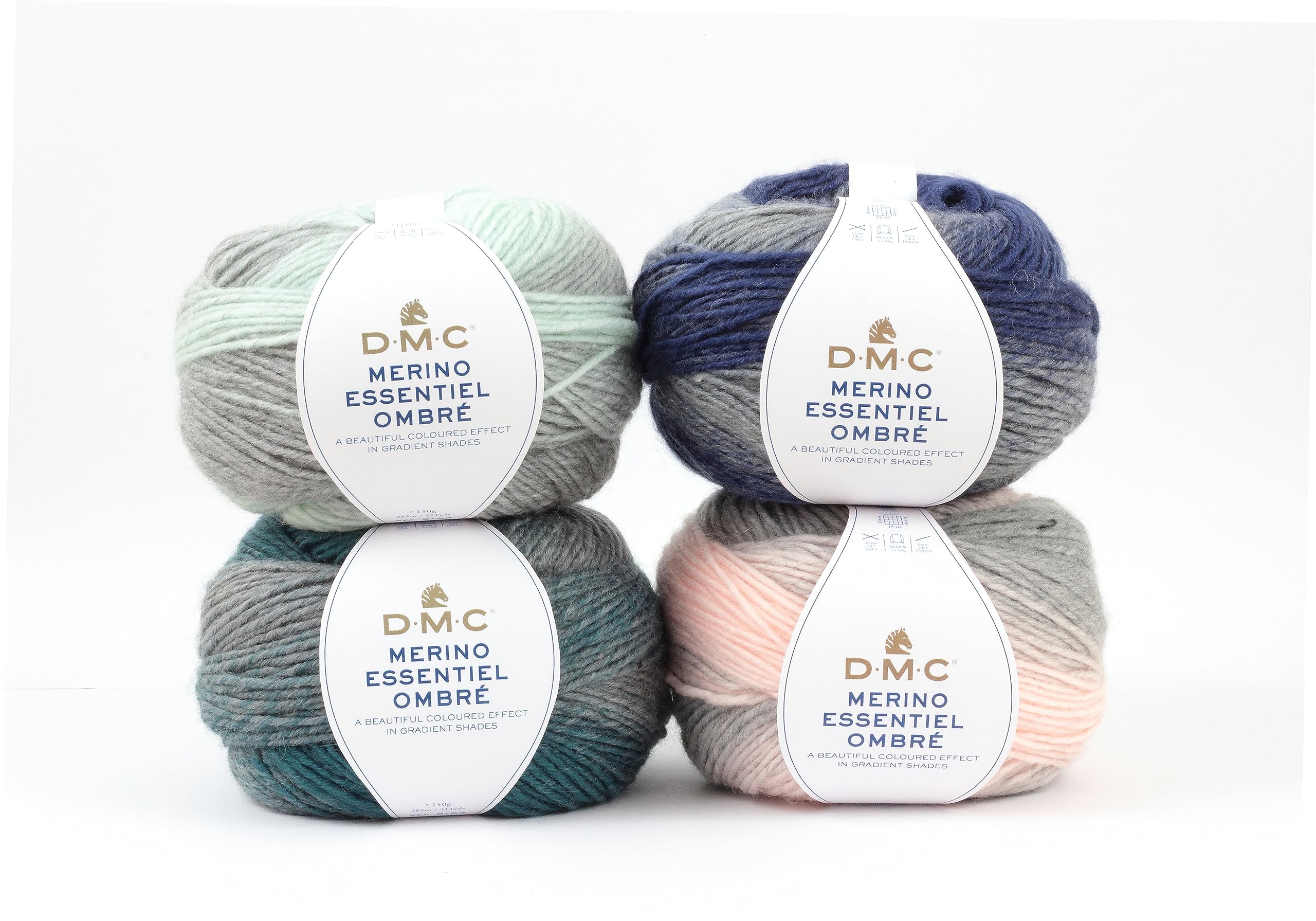 dmc-merino-essentiel-ombr-strickwolle-1001-150g image 4