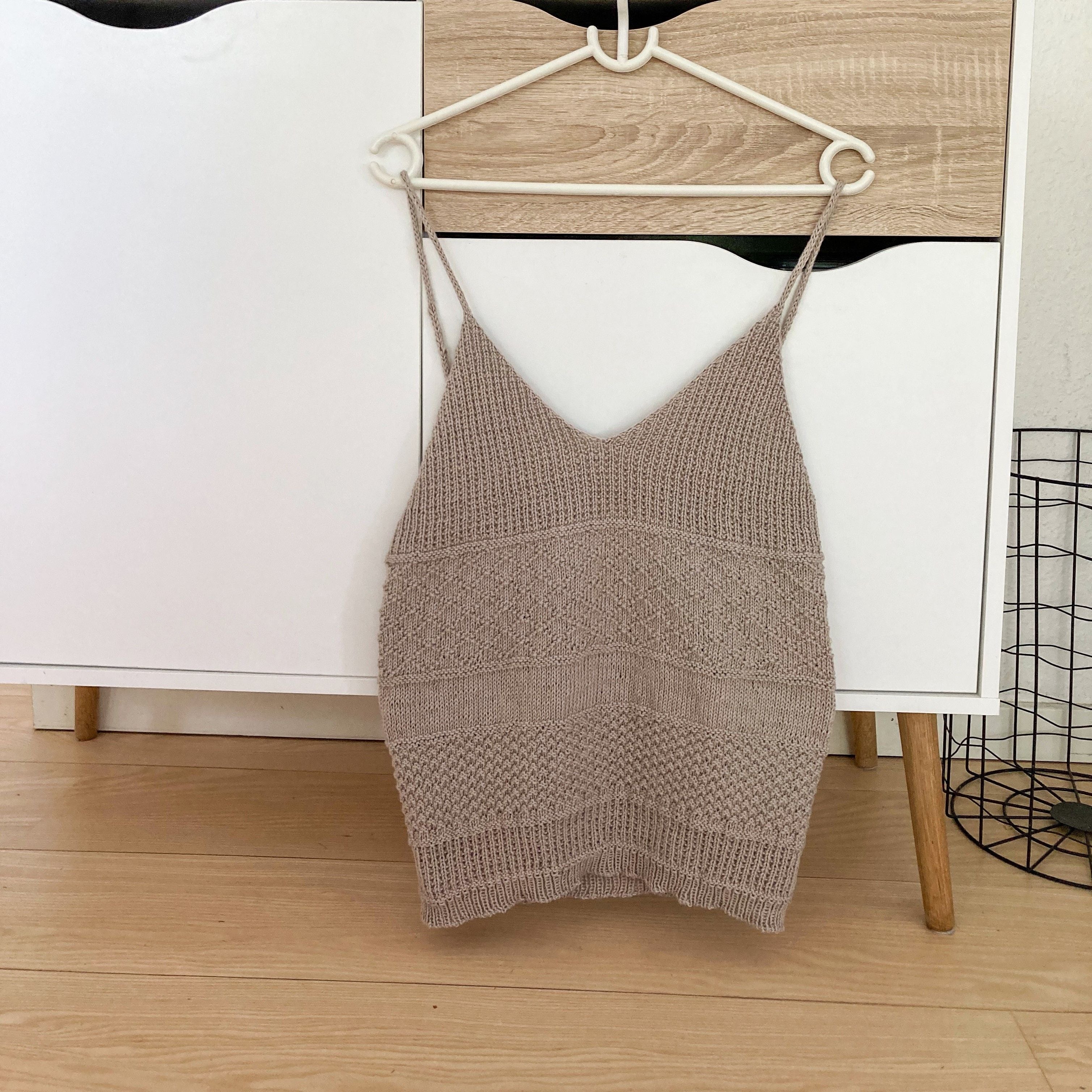 hobbii-summer-structure-top-strickanleitung-xs-strukturmuster image 4