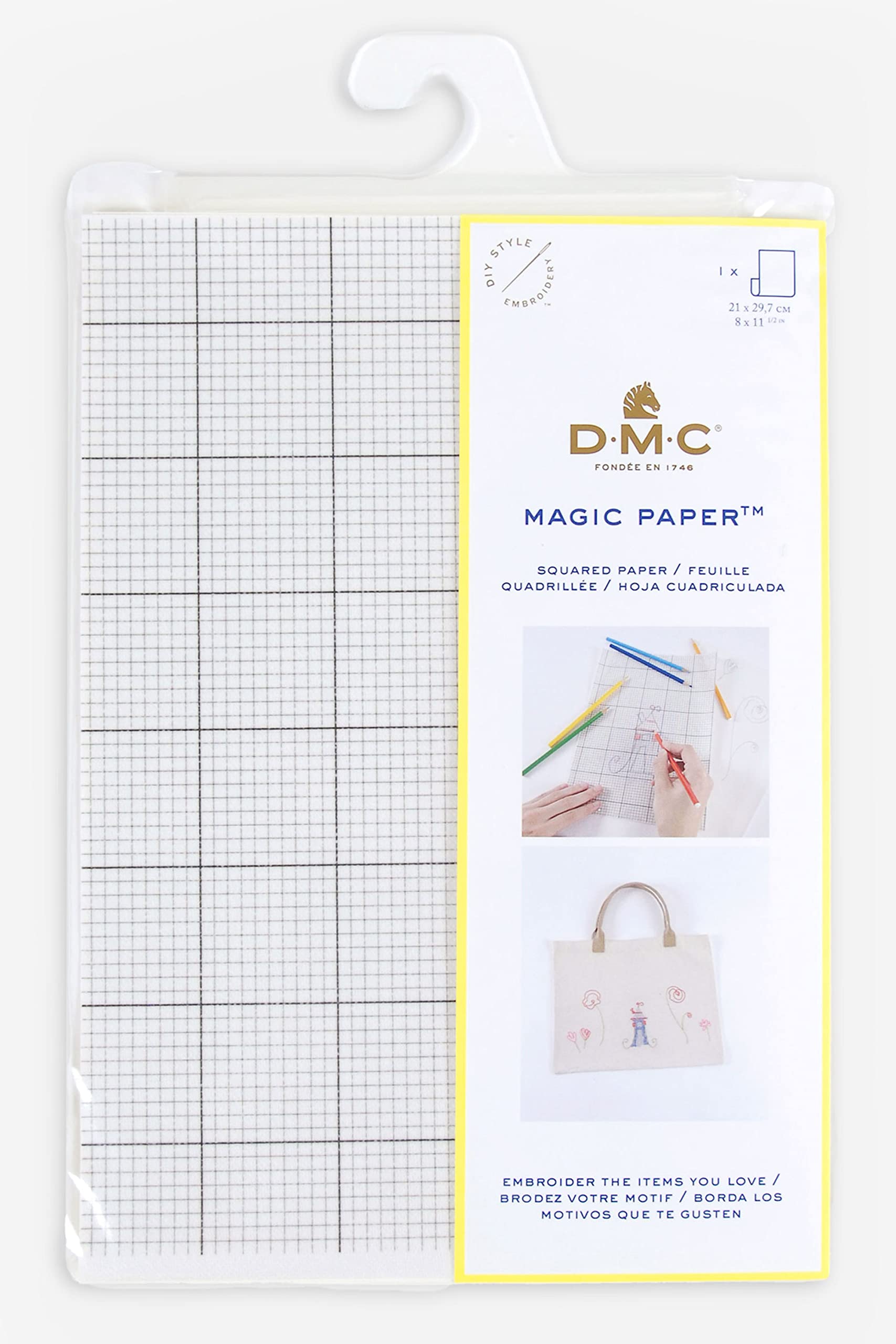 dmc-fc0003-stickfolie-wasserl-slich-wei-21x29-5-cm image 1