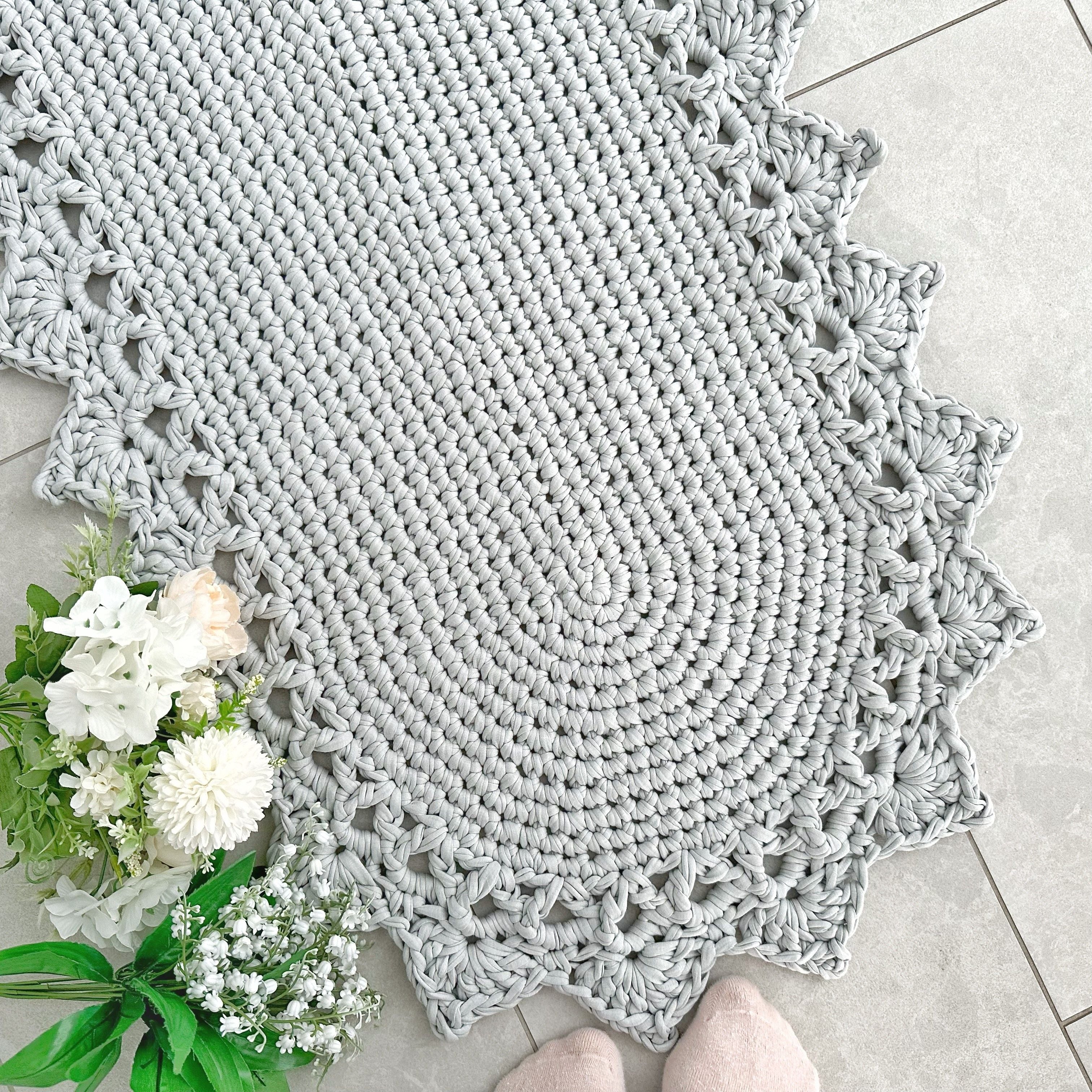 hobbii-sinda-teppich-h-kelanleitung-one-size-60x107cm-oval-anf-nger image 1