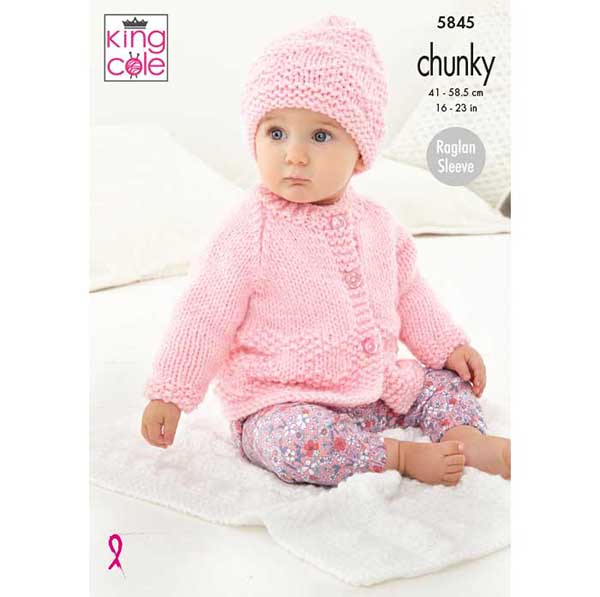 king-cole-patterns-5845-strickanleitung-jacke-pullover-comfort-chunky image 1