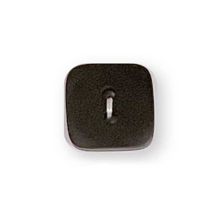 king-cole-haberdashery-square-plain-button-knopf-schwarz-36-ligne image 1