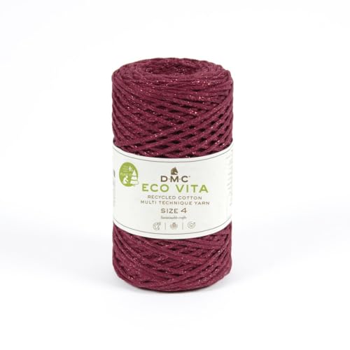 dmc-eco-vita-metallic-recycling-garn-250g-200m-makramee image 6