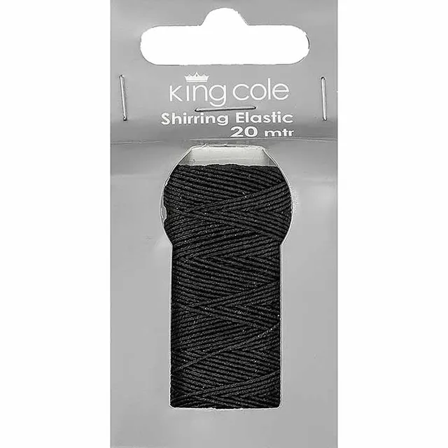 king-cole-shirring-elastic-n-hgummi-schwarz-kr-uselband image 1