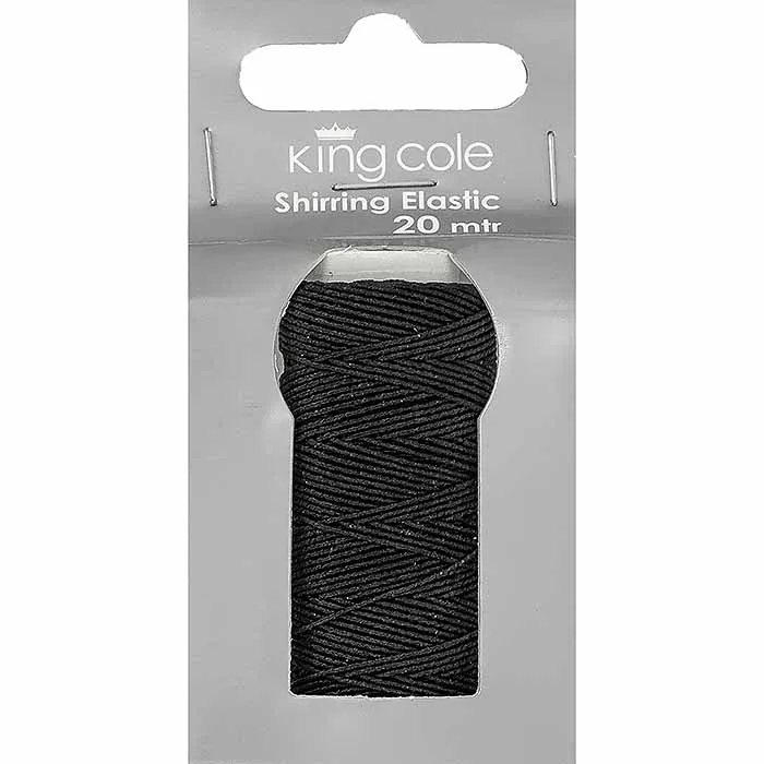 king-cole-shirring-elastic-n-hgummi-schwarz-kr-uselband image 1