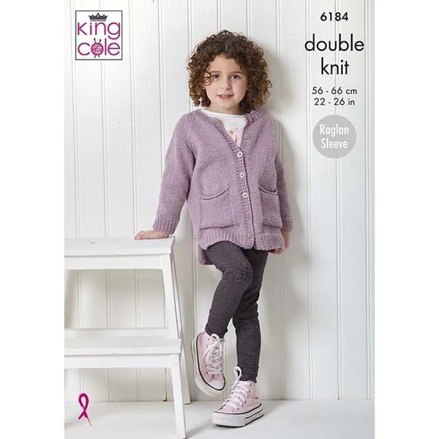 king-cole-6184-pullover-cardigan-m-tze-strickanleitung-dk image 1