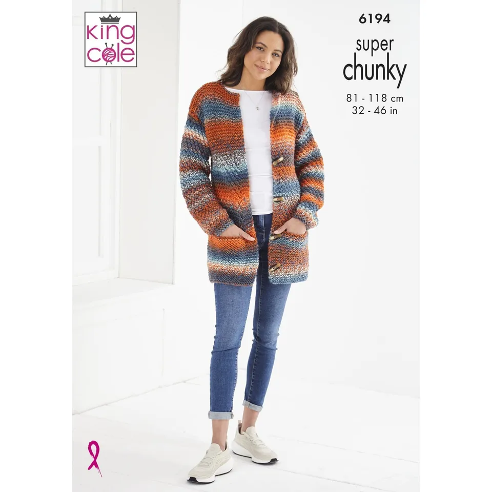 king-cole-6194-sweater-jacke-strickanleitung-explorer-chunky image 1