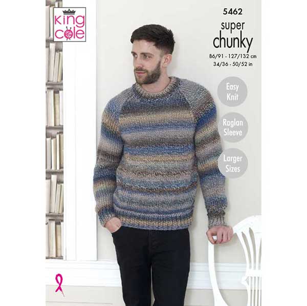 king-cole-5462-strickanleitung-pullover-explorer-chunky image 1