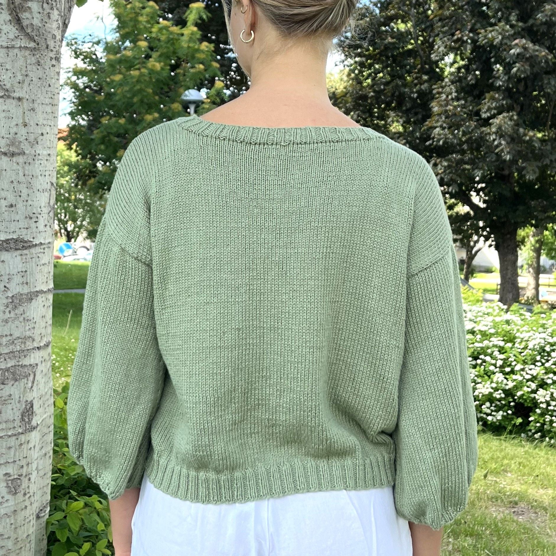 hobbii-sammy-cardigan-strickanleitung-sommer-xs-xxl-ballon-rmel image 5