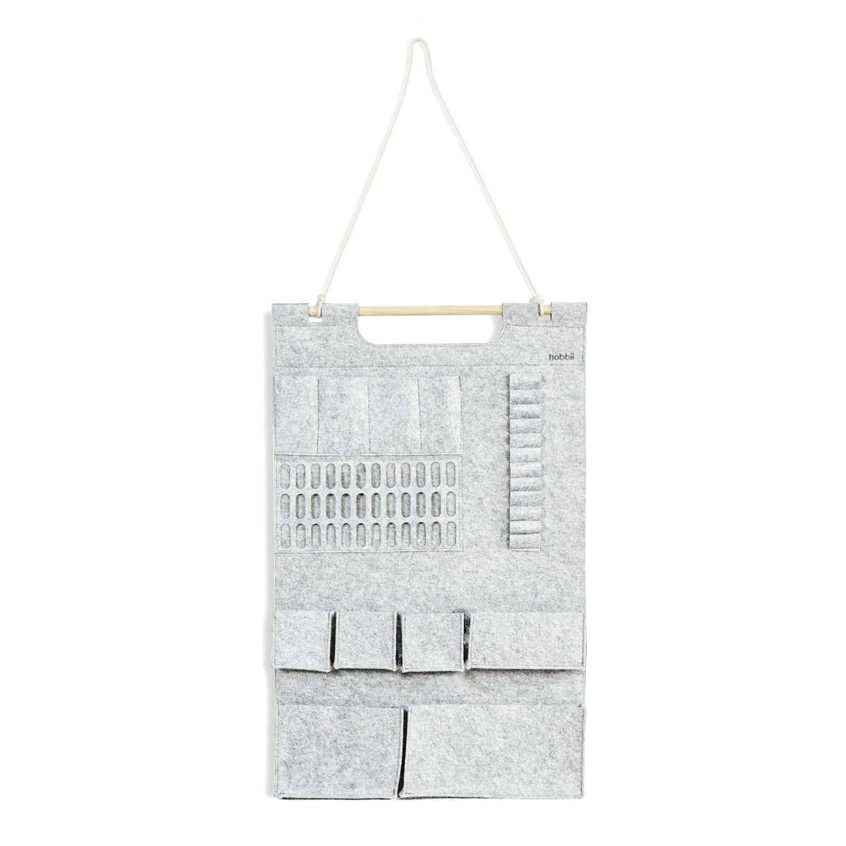 hobbii-zubeh-r-wandorganizer-aus-filz-taschen-silver-grey image 6