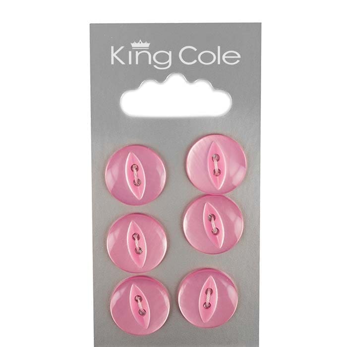 king-cole-haberdashery-fisheye-kn-pfe-rosa-mittel image 1