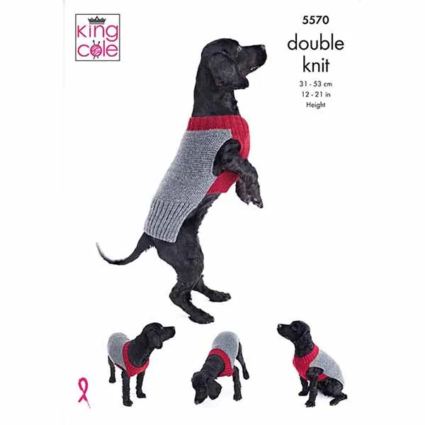 king-cole-5570-hundemantel-strickanleitung-dog-coats image 1