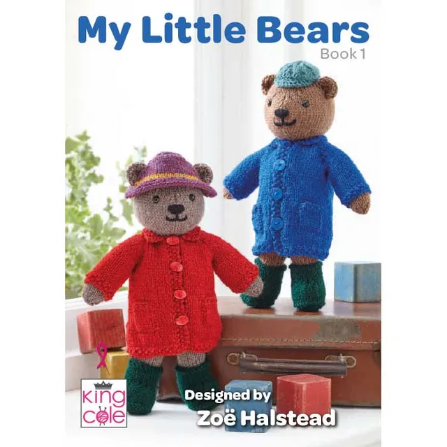 king-cole-my-little-bears-strickbuch-1-teddy-strickmuster image 1