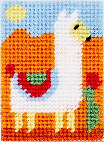 dmc-lama-gobelin-set-kinder-13x18cm-halber-kreuzstich image 2