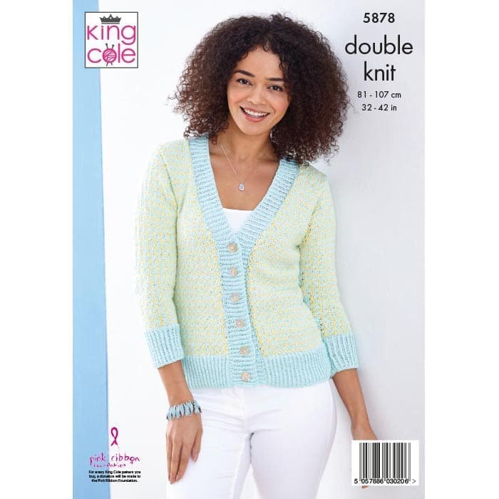 king-cole-5878-strickanleitung-cardigan-finesse-dk image 2