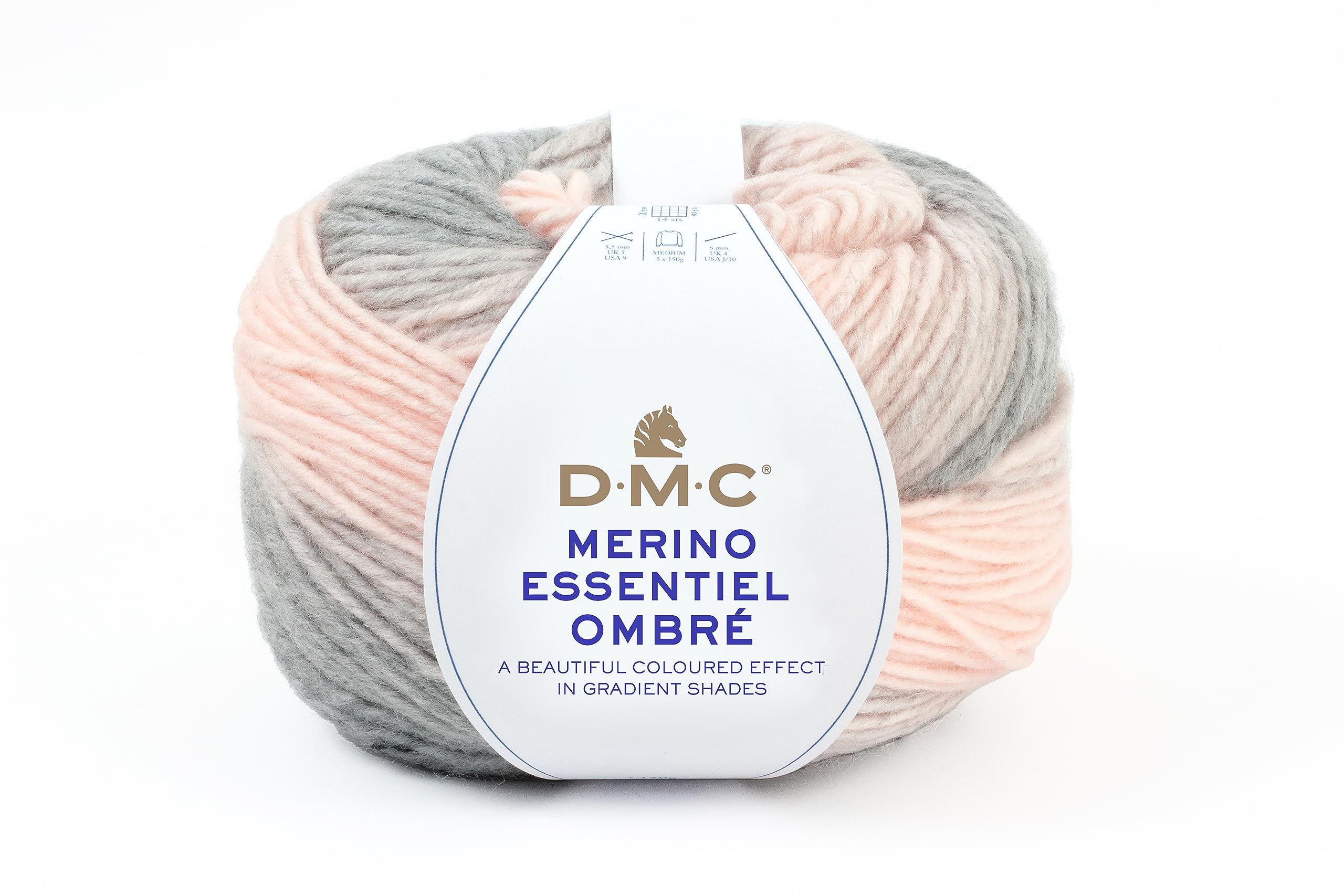 dmc-merino-essentiel-ombr-strickwolle-1001-150g image 8