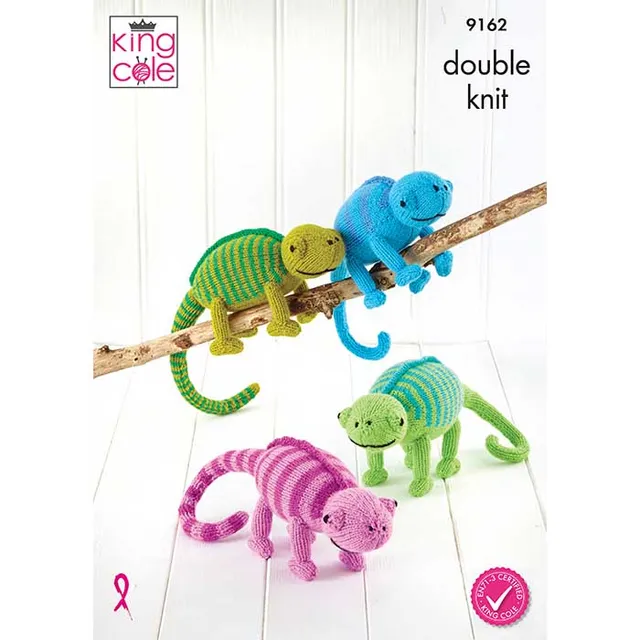 king-cole-patterns-9162-strickanleitung-cham-leons-big-value-dk image 1