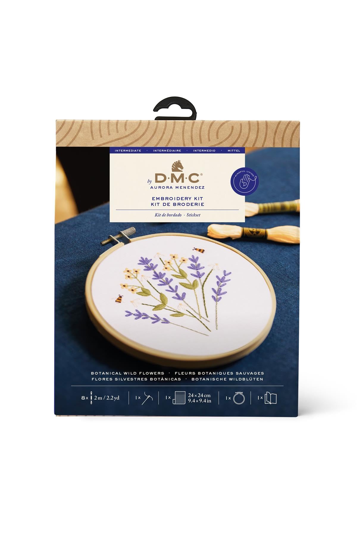 dmc-wildblumen-aurora-menendez-stickset-mittel-vorgedruckt image 1