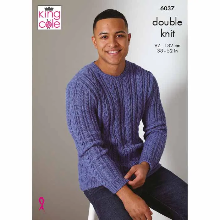 king-cole-6037-strickanleitung-pullover-cottonsoft-dk-baumwolle image 1
