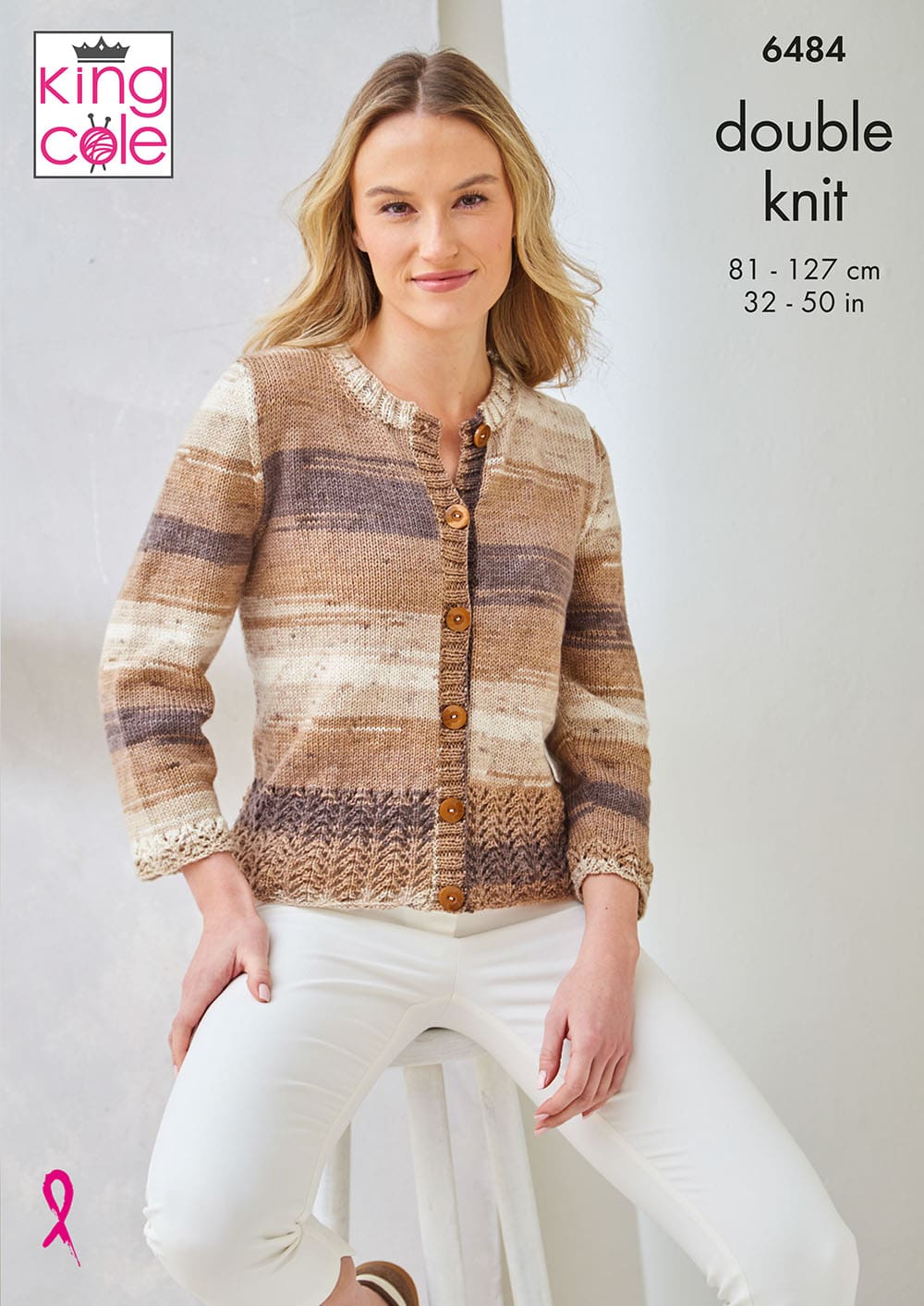 king-cole-6484-strickanleitung-top-cardigan-beaches-dk image 1