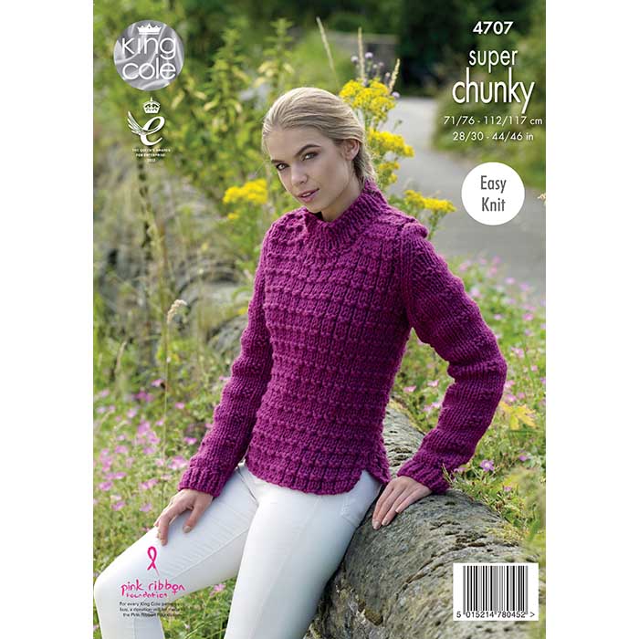 king-cole-4707-strickanleitung-jacke-pullover-super-chunky image 2