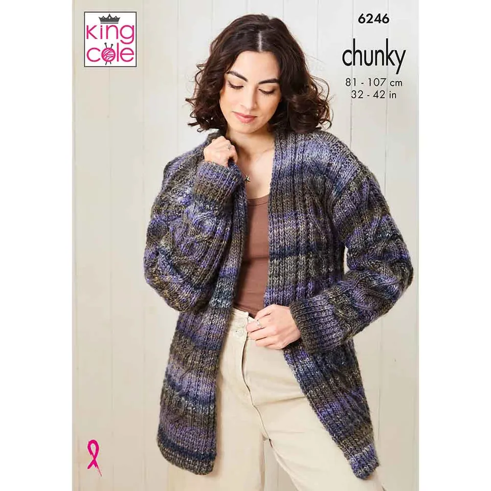 king-cole-6246-strickanleitung-pullover-und-cardigan image 1