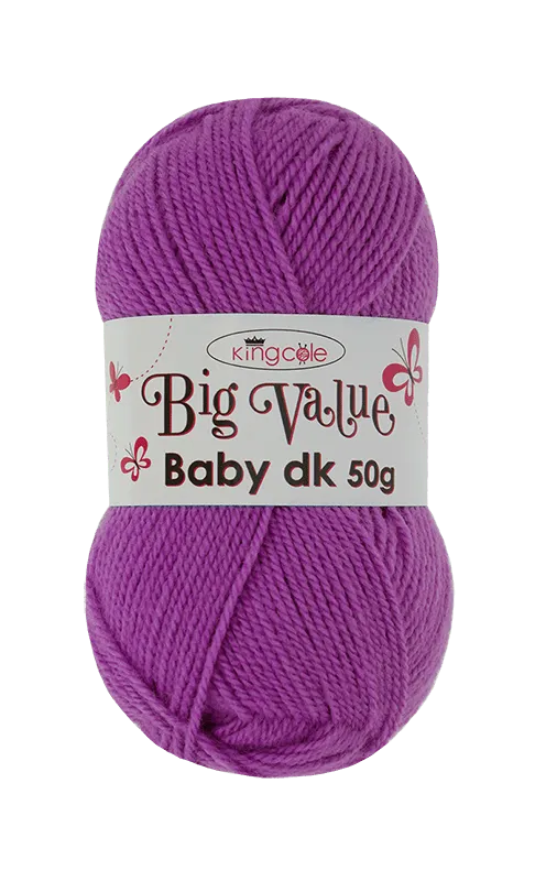 king-cole-big-value-baby-dk-wolle-50g-acryl-babywolle image 1