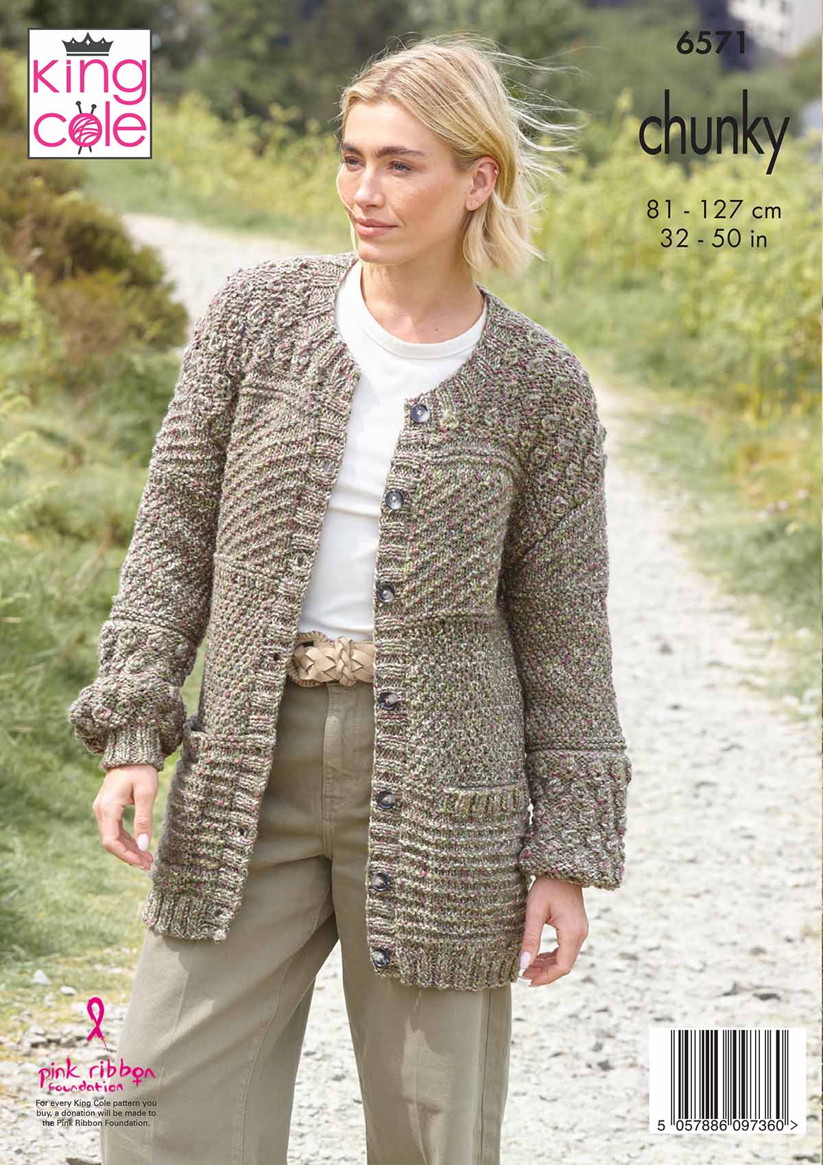 king-cole-6571-jacken-strickanleitung-dalesway-moors-chunky image 2
