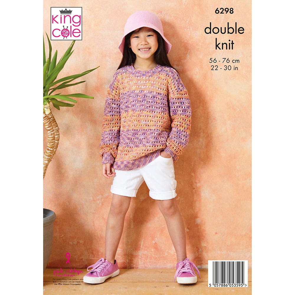 king-cole-6298-kinderpullover-strickanleitung-cottonsoft-dk image 2
