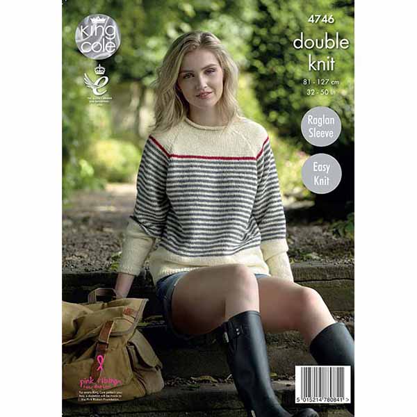 king-cole-4746-pullover-strickanleitung-merino-blend-dk image 2