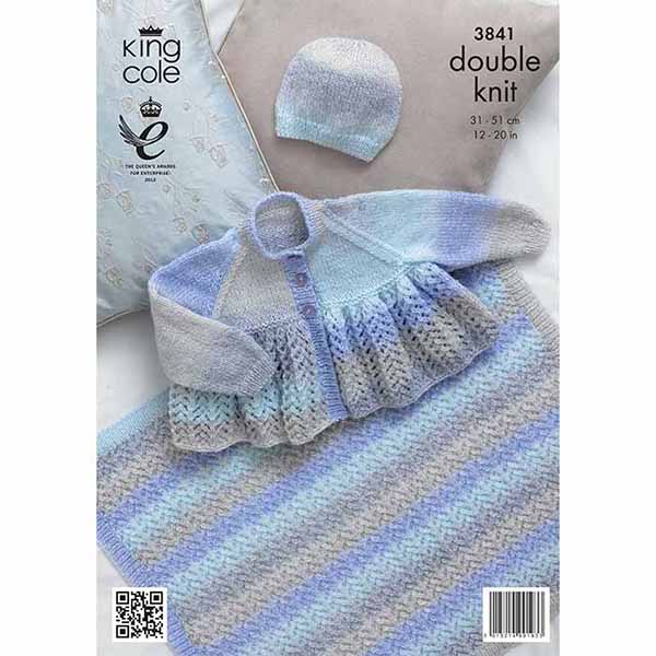 king-cole-3841-jacke-m-tze-decke-strickanleitung-melody-dk image 2